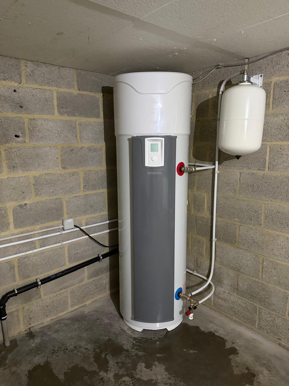 Après installation eau chaude